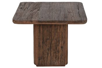 Table d'appoint en bois recyclé 41x41x50 marron MB212650 1