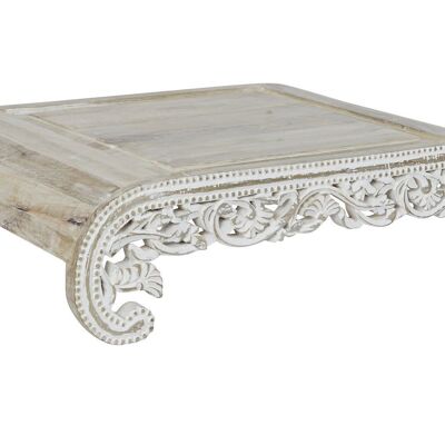 TABLE D'APPOINT MANGUE 89X63.5X25.4 DÉCAPAGE BLANC MB201001