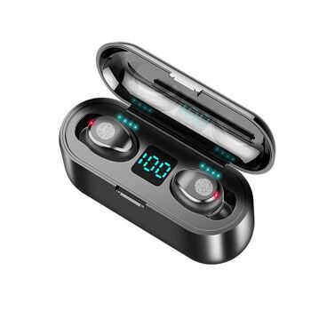 F9 HEADPHONE : Ecouteurs Bluetooth Sans Fil avec Power Bank Intégrée 10