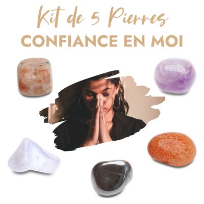 Kit di 5 pietre “Fiducia in Me”.