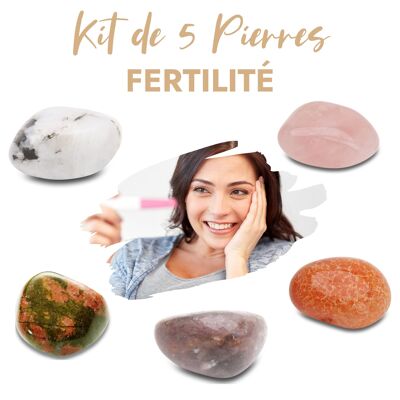 Kit di 5 pietre “Fertilità”.