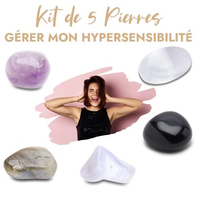 Set mit 5 Steinen „Manage my Hypersensitivity“