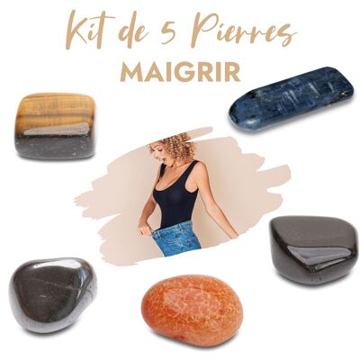 Kit di 5 pietre “dimagrire”.