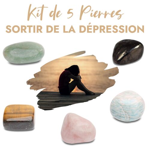 Kit de 5 pierres “Sortir de la Dépression”