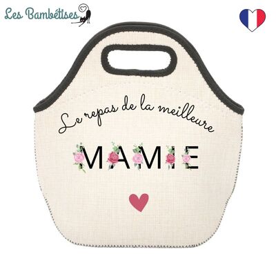 Mamie Insulated Cooler Flower Letters