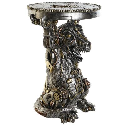 RESIN AUXILIARY TABLE 36X33X51 STEAMPUNK GRAY MB209357