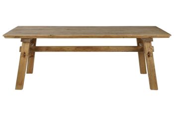 TABLE À MANGER EN BOIS 220X100X76 57.00 MB211535 1