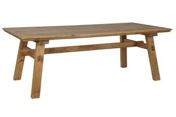 TABLE À MANGER EN BOIS 220X100X76 57.00 MB211535 7