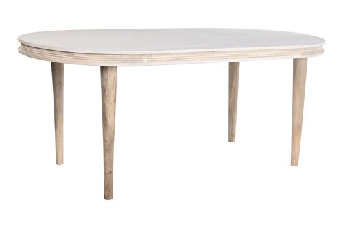Mesa Comedor Mango 180X90X76 Rombo Blanco MB200600