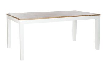 TABLE À MANGER MANGUE 200X100X80 POUR 8 PERSONNES MB207446 1