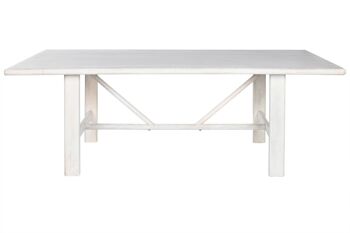 TABLE À MANGER MANGO 213,4X96,5X76,2 BLANC MB213097 1