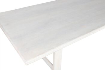 TABLE À MANGER MANGO 213,4X96,5X76,2 BLANC MB213097 2