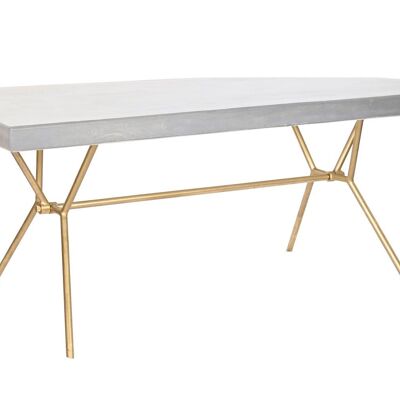 MESA COMEDOR MANGO LATON 180X90X76 ROMBO BLANCO MB200454