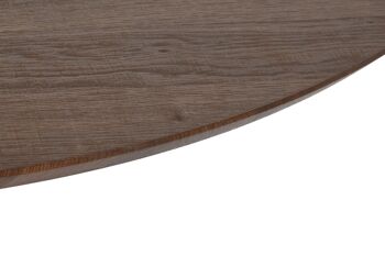 TABLE À MANGER MDF 120X120X75 POUR 4-6 PERSONNES MB208516 2