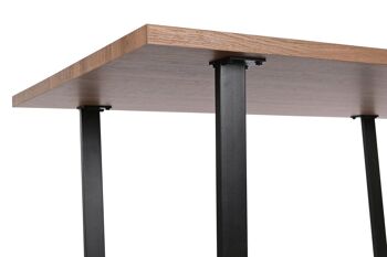 TABLE À MANGER MDF 160X90X75 POUR 4-6 PERSONNES MB208515 5