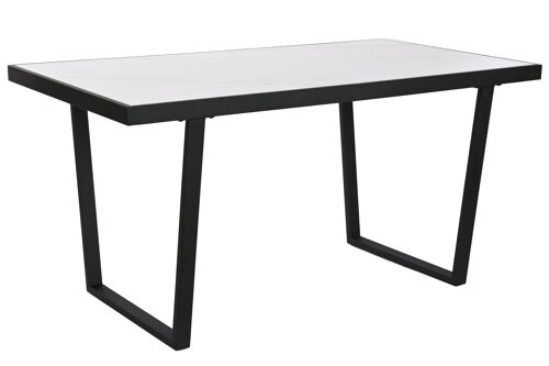 Mesa Comedor Metal Piedra Sinterizada 150X80X75 MB208952