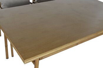 TABLE À MANGER ENSEMBLE 5 ALUMINIUM POLYESTER 160X90X75 MB211136 9