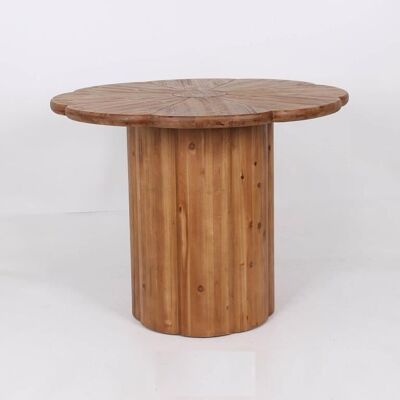 ROUND WOOD DINING TABLE 100X100X77 MB211830