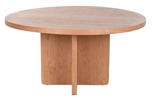 Mesa Redonda Comedor Roble 152X152X76 Natural MB211514