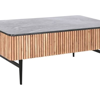 MESA CENTRO ACACIA MARMOL 115X65X45 68,80 NEGRO MB207418