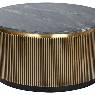 BRASS MARBLE CENTER TABLE 98X98X48 MB214153