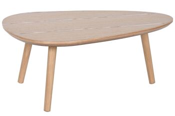 TABLE DE CENTRE EN BOIS DE PIN 80X56X33 NATUREL MB212106 1