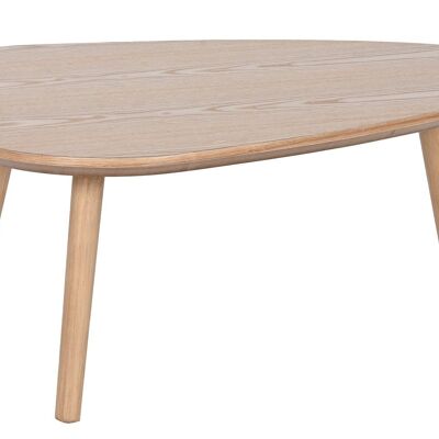 Tavolino da centro in legno di pino 80X56X33 6,50 Naturale MB212106