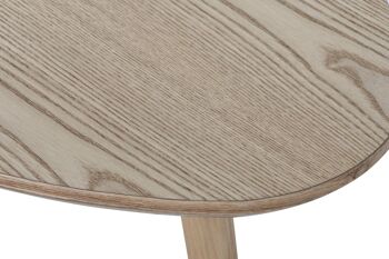 Table Centrale en Bois de Pin 80X56X33 6.50 Naturel MB212106 3