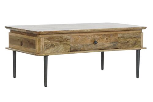 Mesa Centro Mango Metal 116X60X46 Natural MB206310