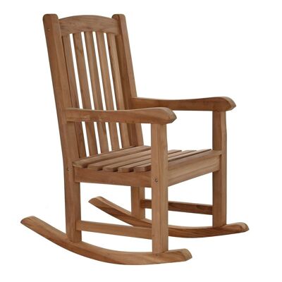 Teak Rocking Chair 56X87X102 Natural Brown MB193191