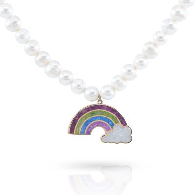 Rainbow Gemstone Necklace