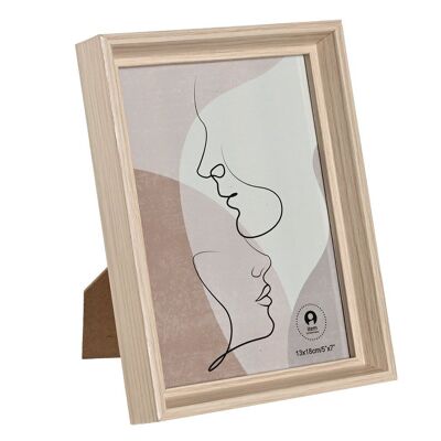 Marco Foto 13X18 Mdf Cristal 14,5X3X19,5 Natural MF212006