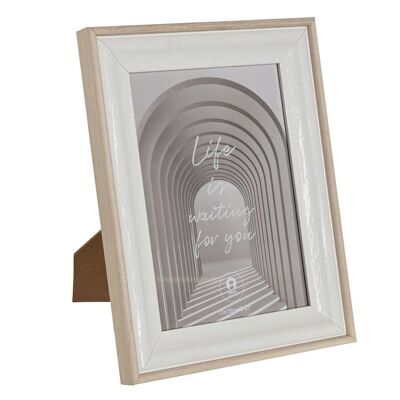 Portafoto 13X18 Mdf Vetro 18X2,1X23 Bianco MF212002