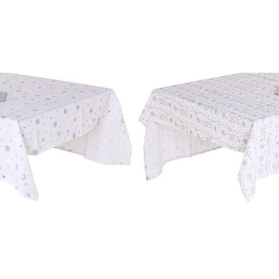 TABLECLOTH SET 9 COTTON 150X250X0,5 180GSM 2 ASSORTED. PC204249