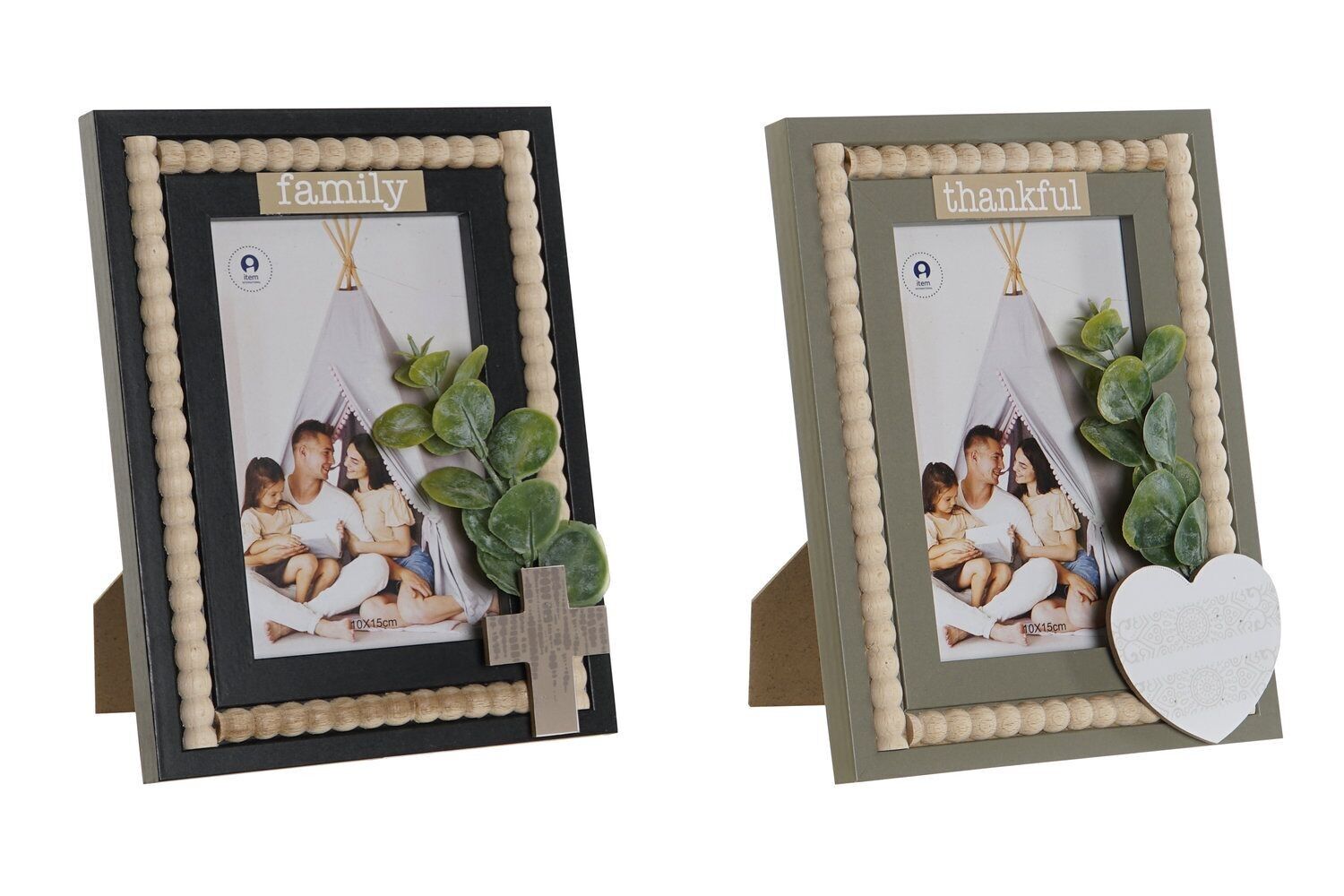 PHOTO FRAME 10X15 MDF 16X2X21 2 SURT. MF209156