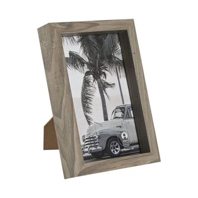 Marco Foto 10X15 Mdf Cristal 11,5X2,5X16,5 Gris MF210728