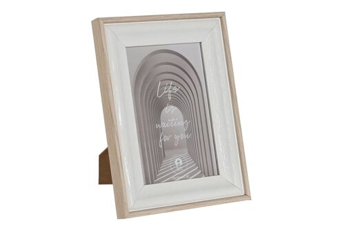 Marco Foto 10X15 Mdf Cristal 15X2,1X20 Blanco MF212001