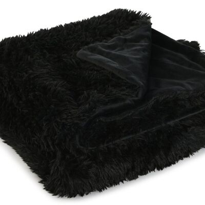 COUVERTURE DE CANAPÉ POLYESTER 130X170X0 800 GSM NOIR TX210481