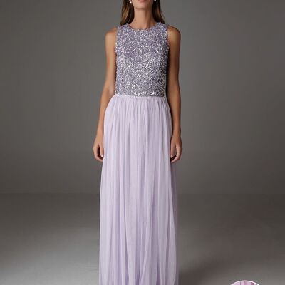 JUPE MAXI INES ROSE