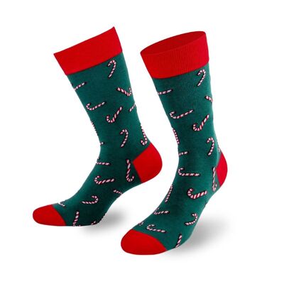 Candy cane socks from PATRON SOCKS - COMFORTABLE, STYLISH, UNIQUE!