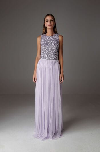 JUPE MAXI INES LILAS 1