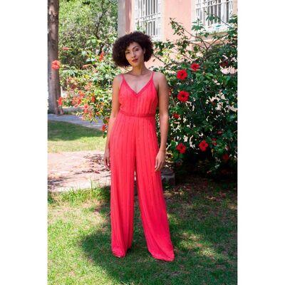 CLOVER JUMPSUIT CORAL