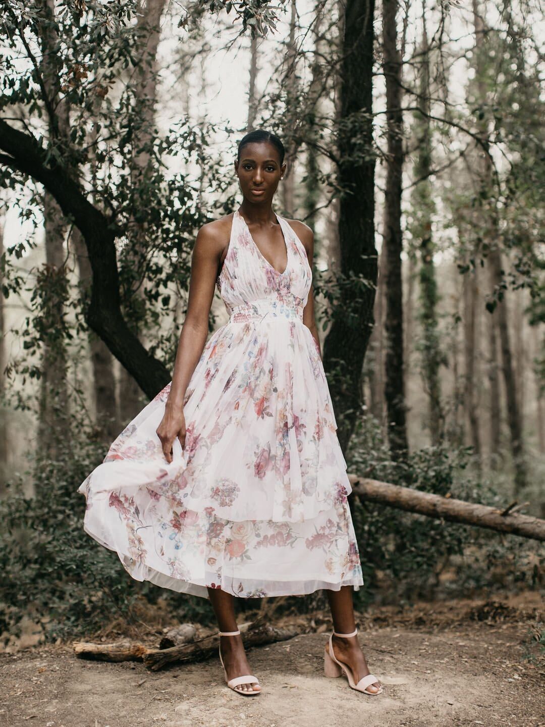 RIANNA MIDI-BLUMENDRUCK