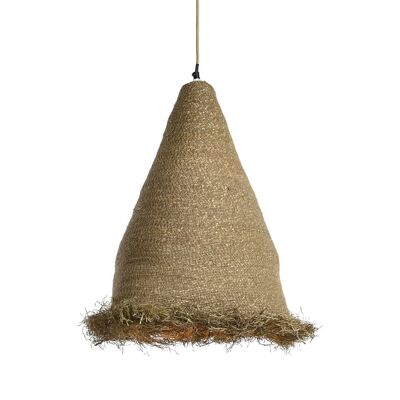 IRON JUTE CEILING LAMP 48X48X59 NATURAL LA201217