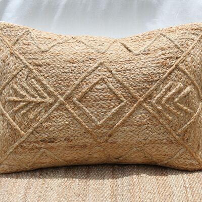 Handmade Braided Natural Jute Cushion Cover
