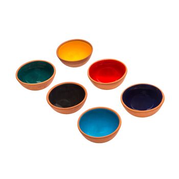 Petit ensemble de bols en céramique, ensemble de 6, style marocain | Bascuda 2