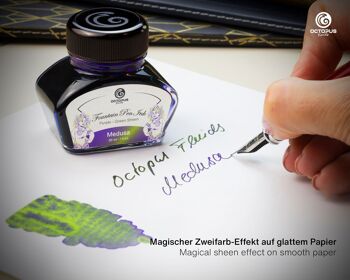 Encre pour stylo plume Sheen, Medusa, violet, 30 ml 3
