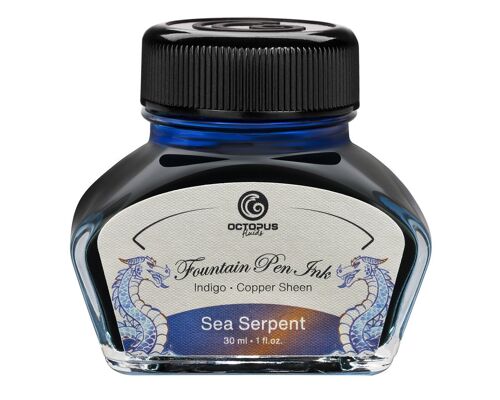 Füllhaltertinte Sheen, Sea Serpent, Blau, 30 ml