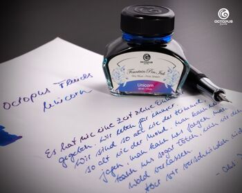 Encre pour stylo plume Sheen, Licorne, bleu, 30 ml 4