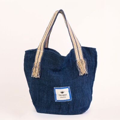 Grand sac indigo